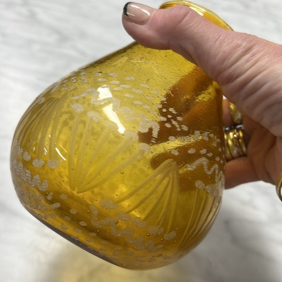 By Anthropologie Vivi Glass Bud Vase in Gold - Picture 6 of 13